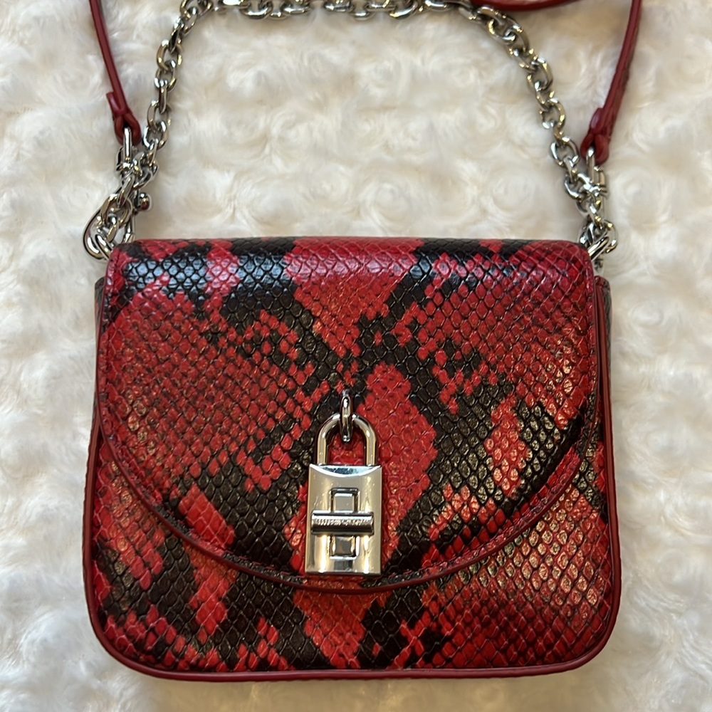 Ladies Handbag by Rebecca Minkoff, Red/Black - Picture 1 of 4
